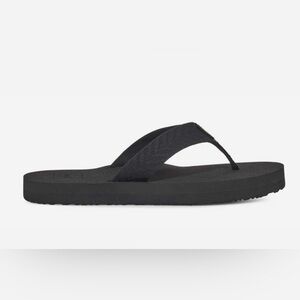 NWT Teva Mush II Black Flip Flops for Women